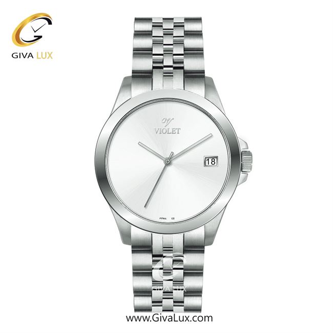 ساعت مچی اورجینال مردانه ویولت VIOLET نقره ای | نقره ای| نقره ای| کد رفرنس 0589